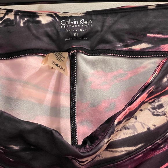 Calvin Klein Performance Leggings Black Multi XL - Picture 6 of 6
